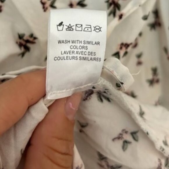 Kismet country floral blouse 100% rayon XL - Picture 6 of 7